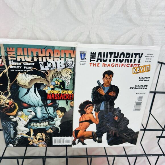 Authority Magnificent Kevin 1-5 & Kev #1 and Vs Lobo One Shot Lot (Wildstorm) - Picture 5 of 5
